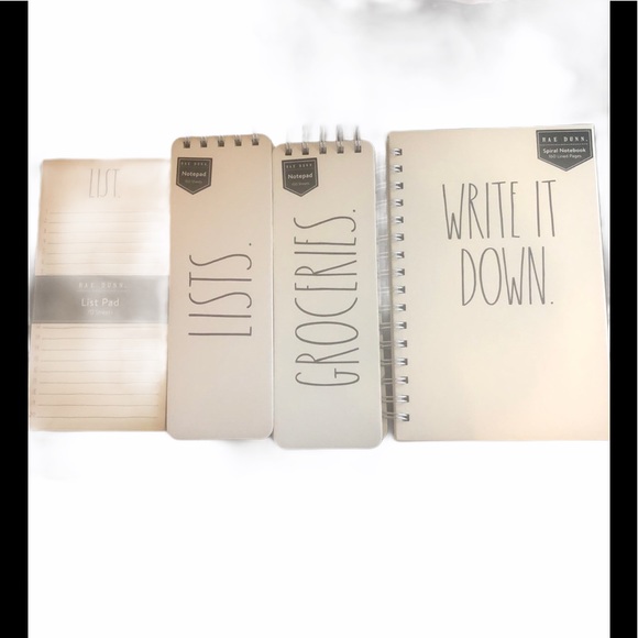 Rae Dunn Other - New Rae Dunn bundle lists groceries write it down